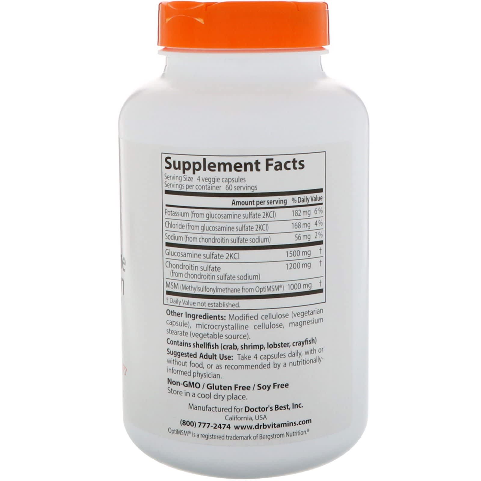 Doctor's Best Doctor's Best Glucosamine Chondroitin MSM