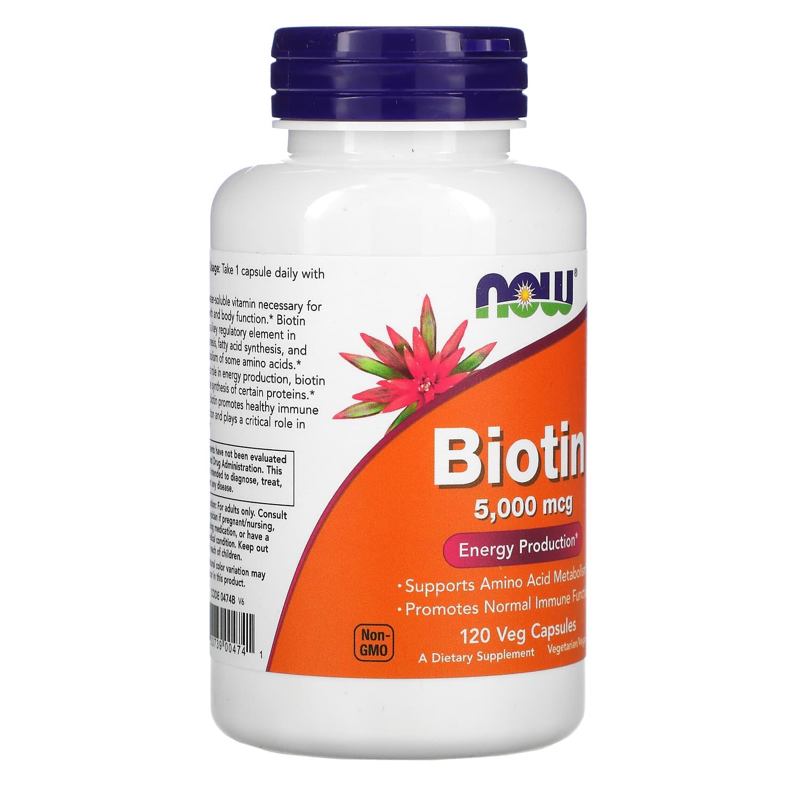 NOW Foods NOW Biotin 5000mcg