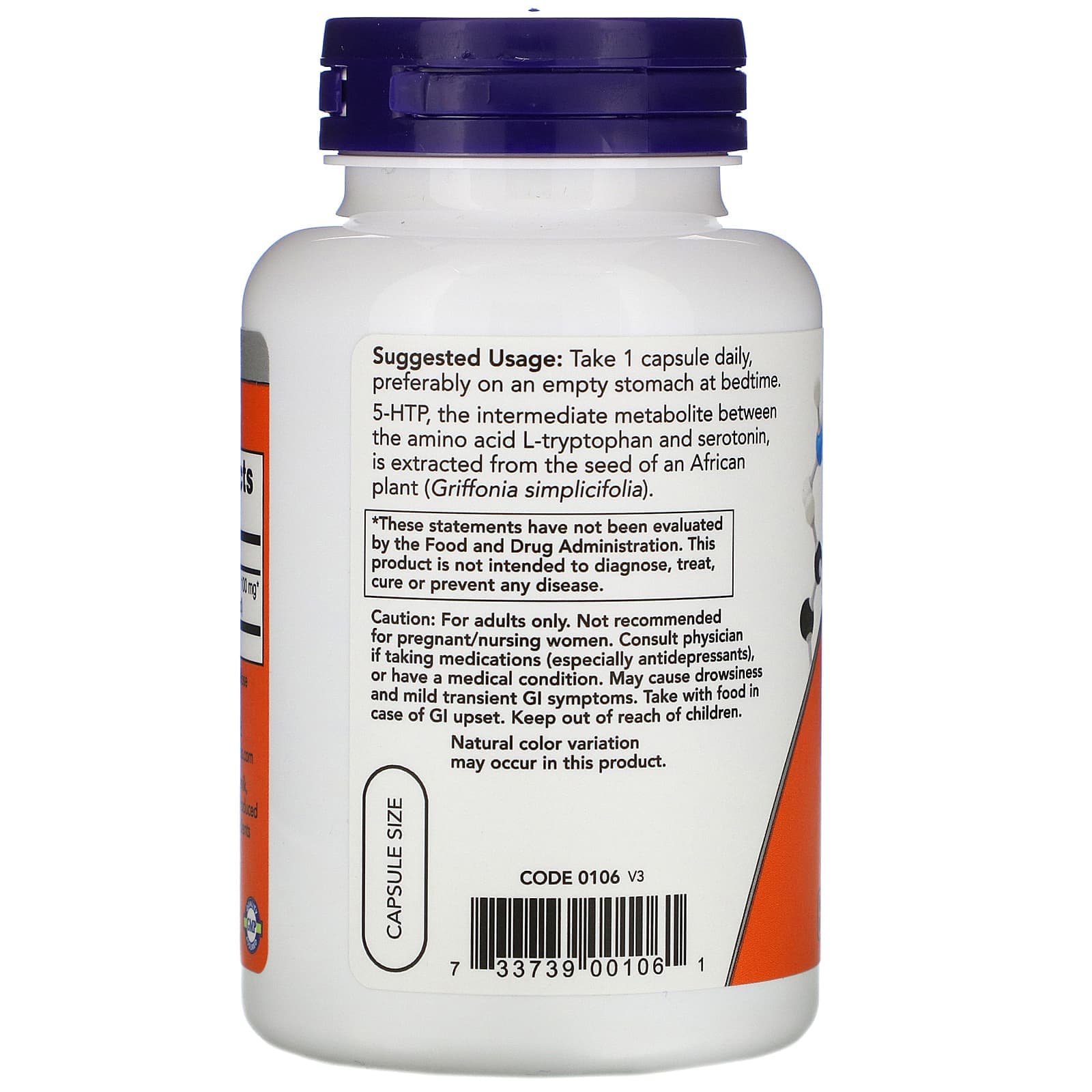 NOW Foods NOW 5-HTP 100mg