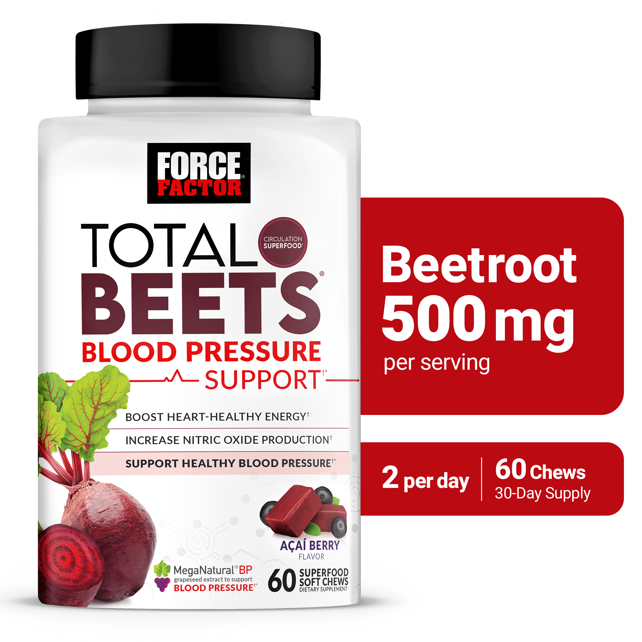 Force Factor Total Beets Blood Pressure Support