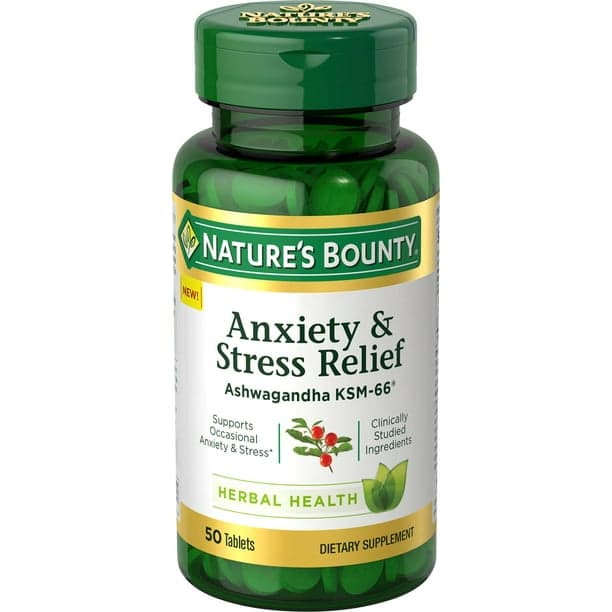 Nature's Bounty Anxiety & Stress Relief Ashwagandha