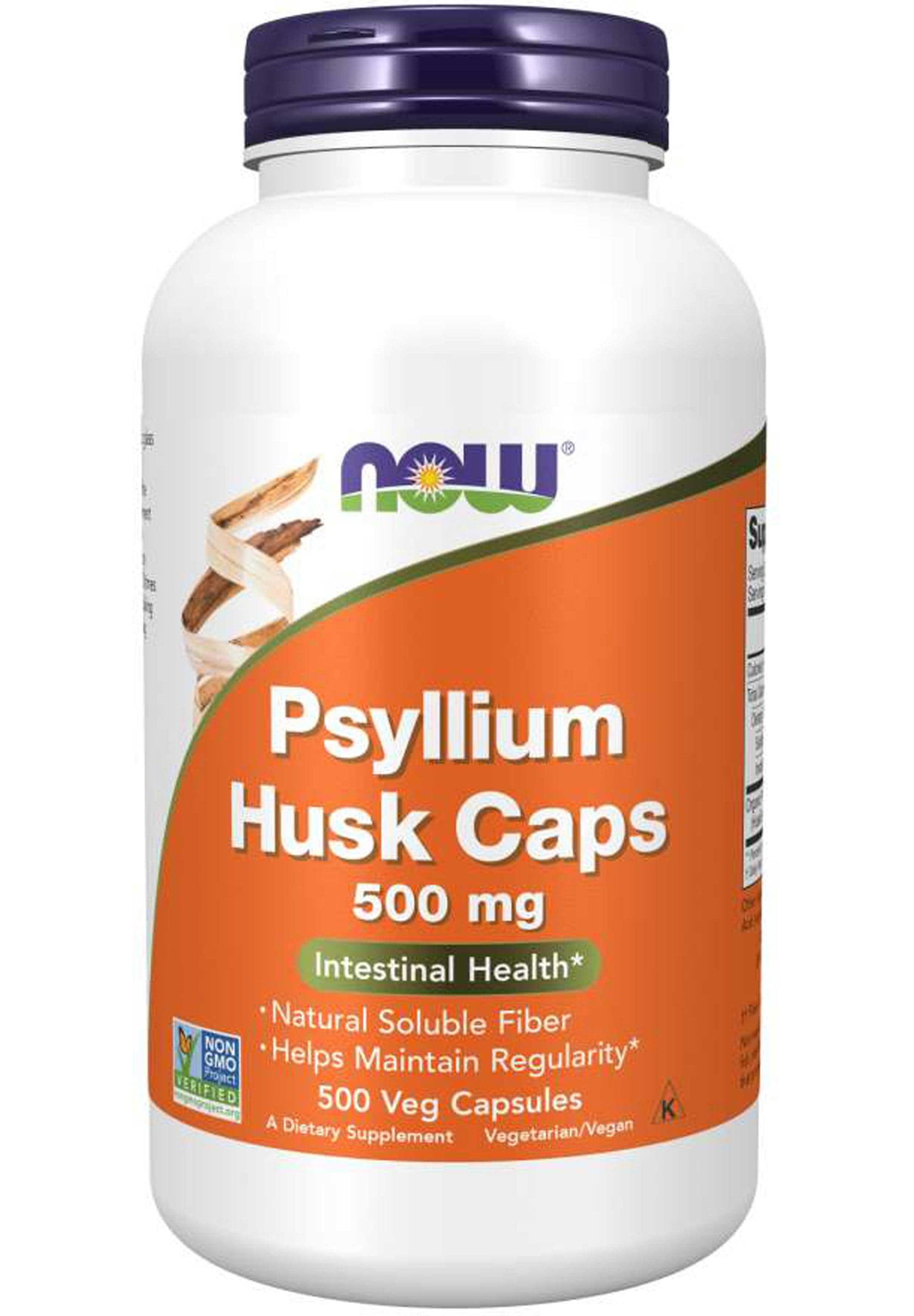NOW Foods Psyllium Husk Caps 500mg
