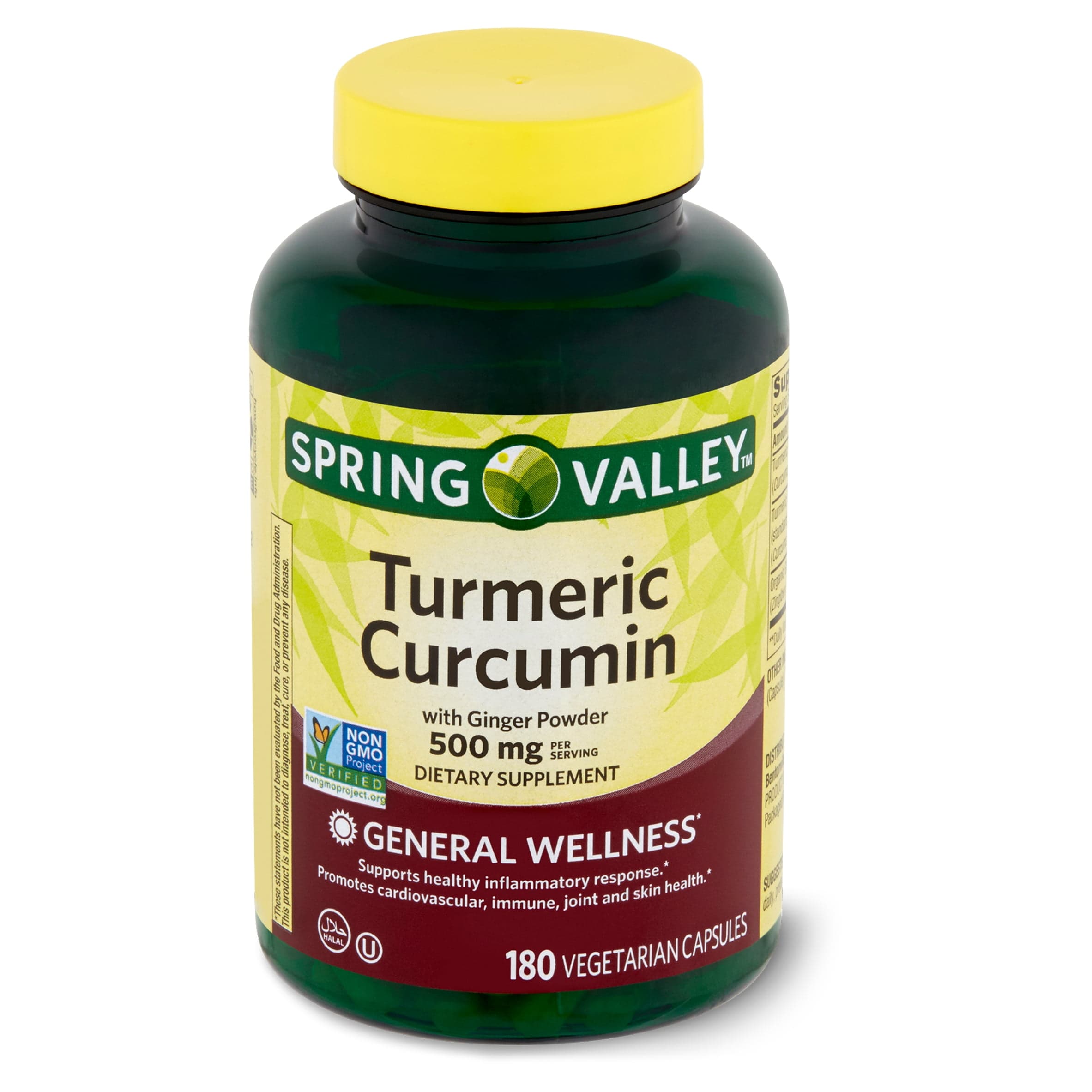 Spring Valley Turmeric Curcumin 500mg with Ginger